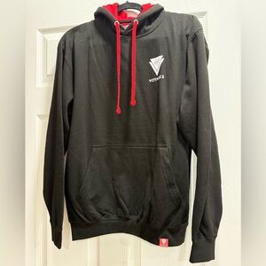 NWT Virgin Voyages Black Hoodie with Red Accents